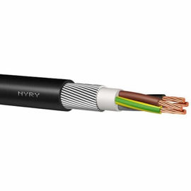 Copper PVC Control Cable Round Crosslinked Polyethylene For Construction