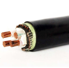 4 Core Armoured XLPE Copper Cable , 16mm PVC Low Voltage Armored Cable